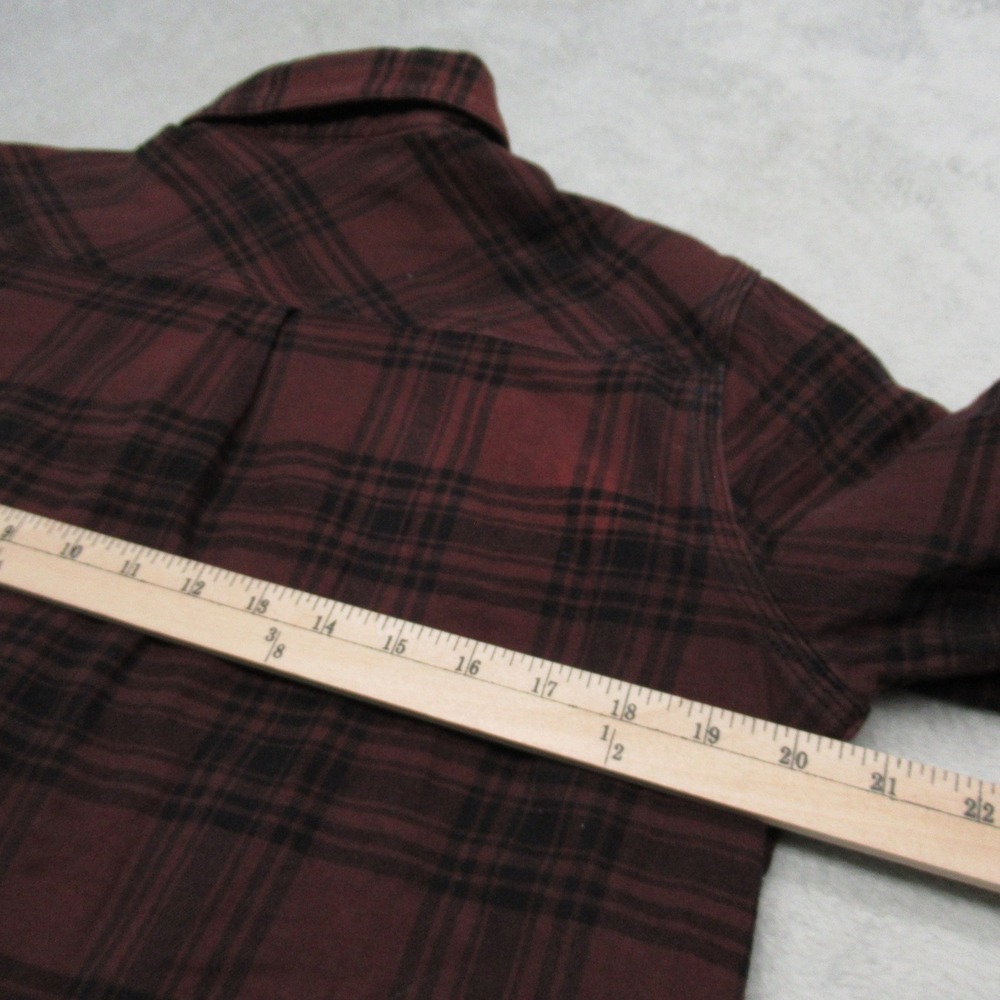 Carhartt Shirt Womens Small Purple Rugged Flex Flannel Fleece Lined Button Up - Picture 13 of 14